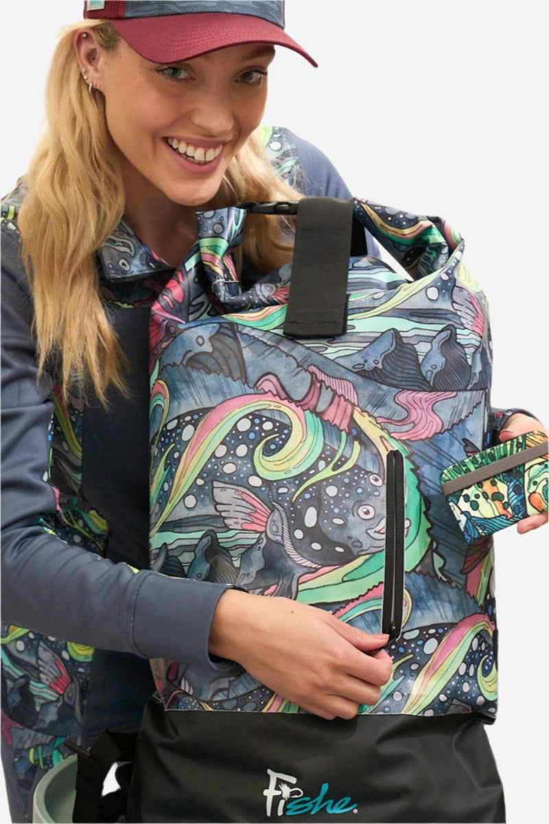 Load image into Gallery viewer, HaliBorealis Backpack Dry Bag
