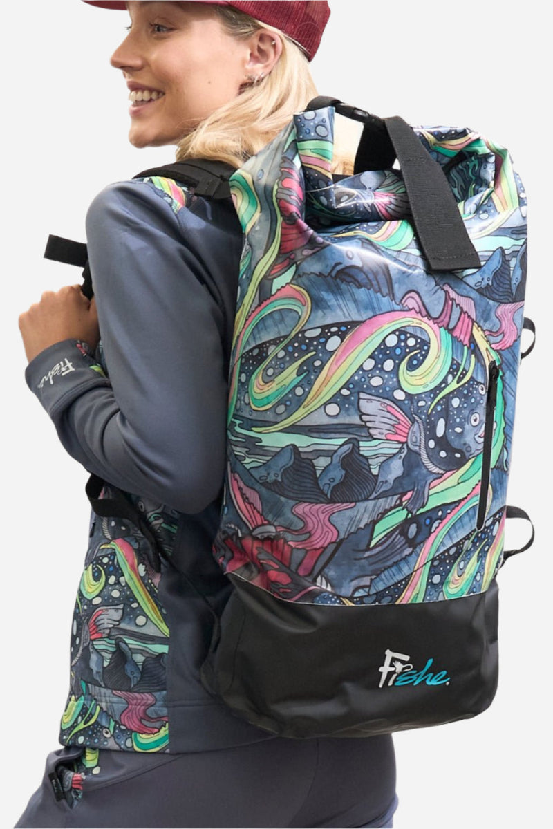 Load image into Gallery viewer, HaliBorealis Backpack Dry Bag

