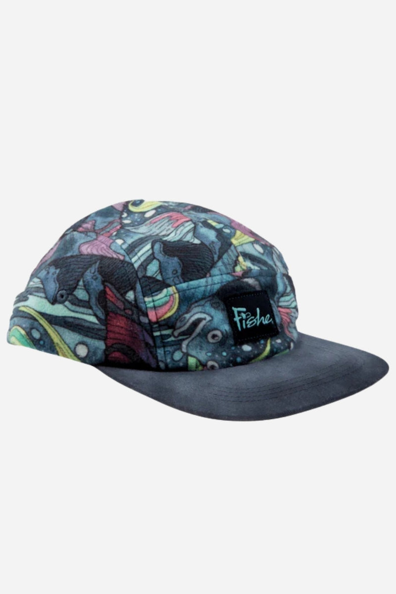 Load image into Gallery viewer, HaliBorealis Fleece 5-Panel Hat

