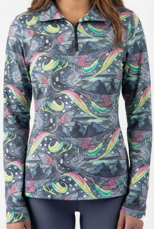 Load image into Gallery viewer, HaliBorealis Thermal 1/4 Zip Top
