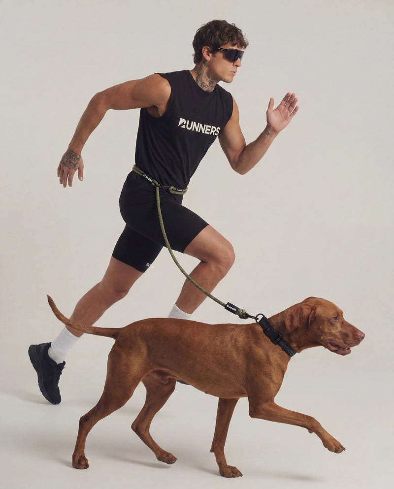 Load image into Gallery viewer, Army Green Running Hands-Free Dog Leash
