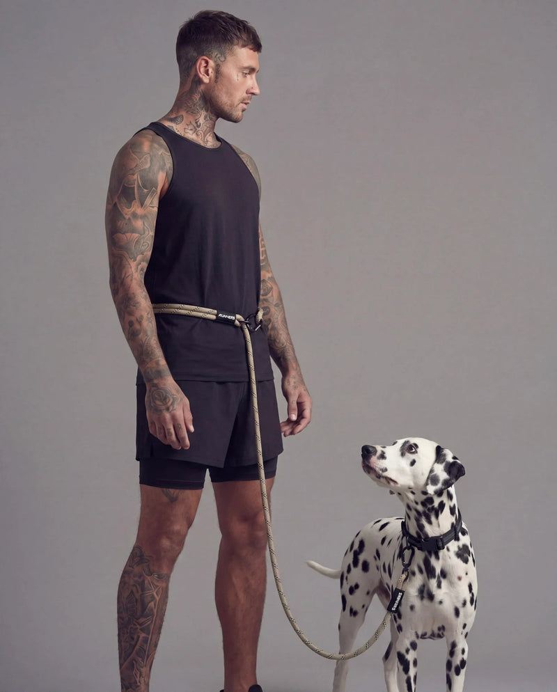 Load image into Gallery viewer, Olive Green Runners Hands-Free Dog Leash
