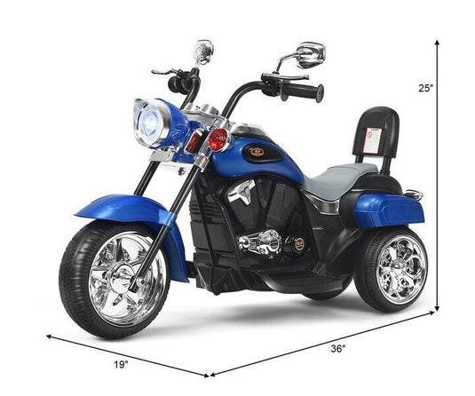 Harley Davidson Electric Child Motorcycle: Battery-Powered Ride-On Toy