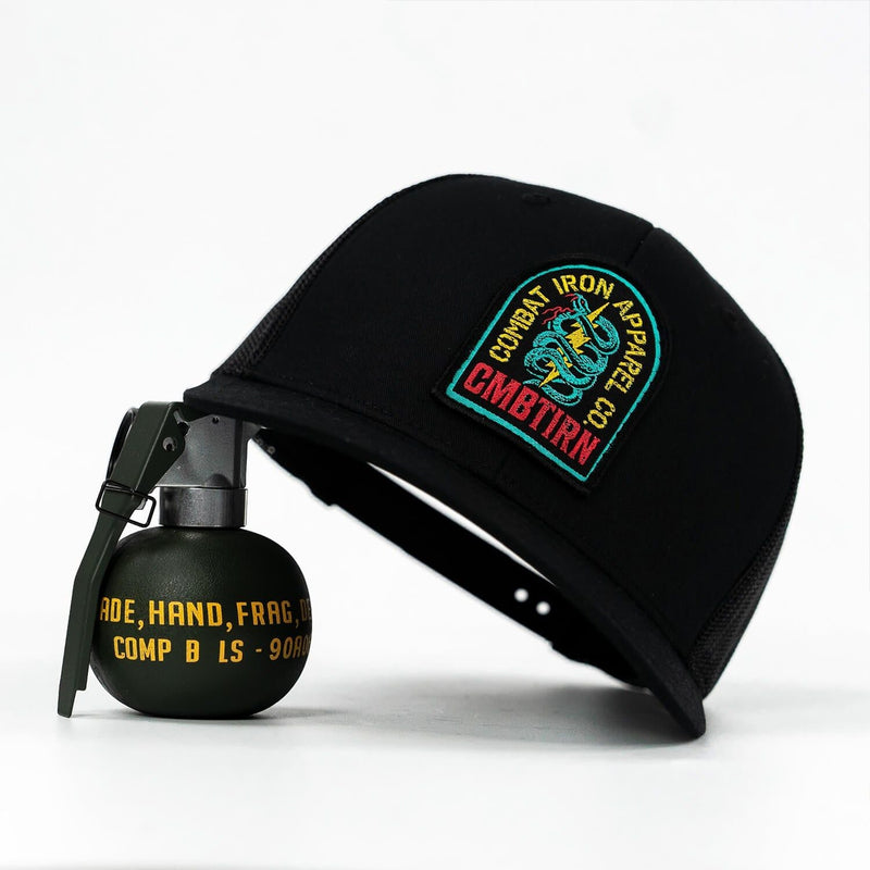 Load image into Gallery viewer, NEON DEFENDER PATCH SNAPBACK HAT

