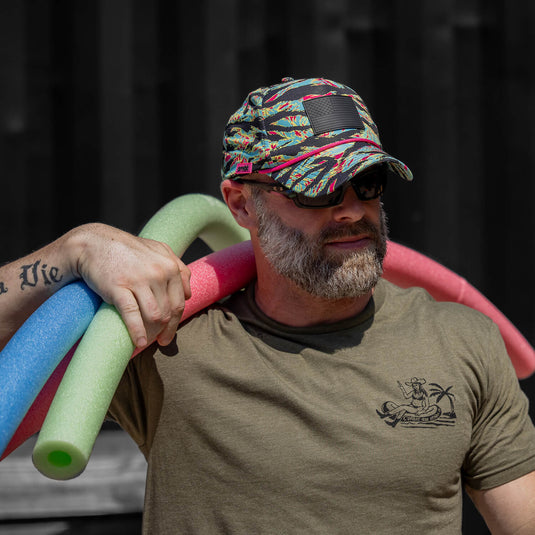 American Flag PVC Patch Waterproof Weekender Snapback