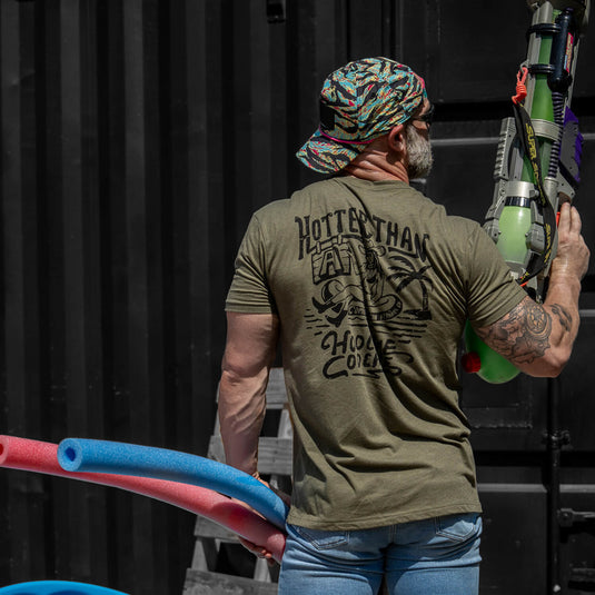 American Flag PVC Patch Waterproof Weekender Snapback