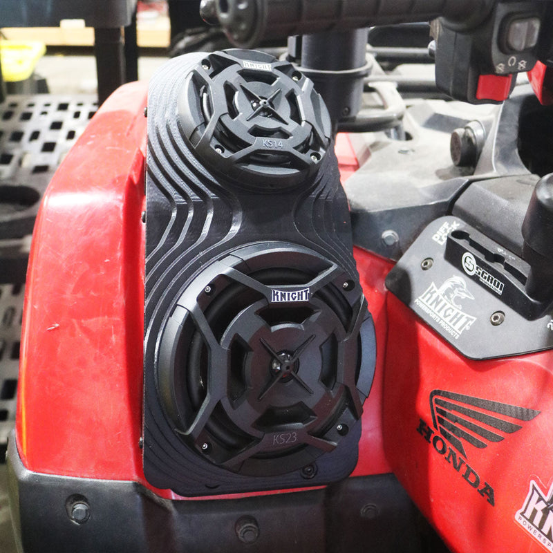 Load image into Gallery viewer, 2014+ Honda Foreman and Rubicon Double Fender Speaker Housings Only
