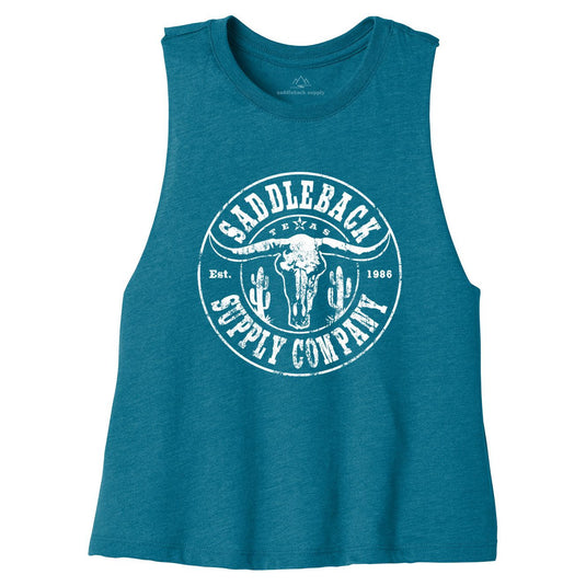 Desert Skull Crop Top