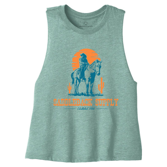 Cowboy & Trusty Steed Crop Top