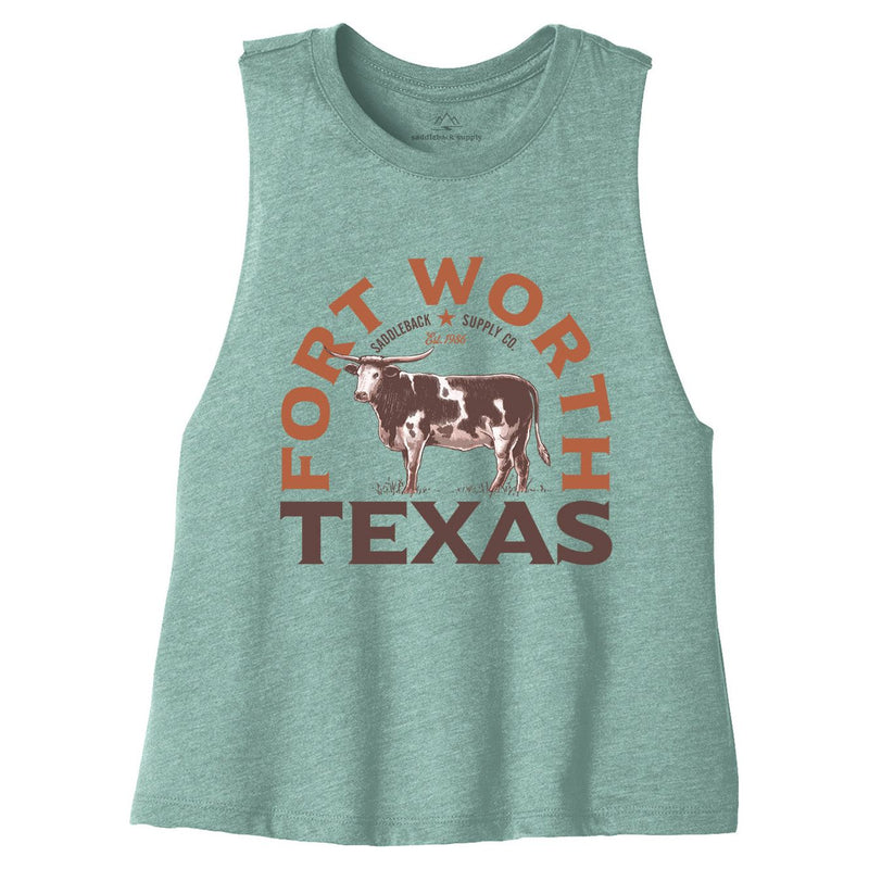 Load image into Gallery viewer, Texas Longhorn Crop Top
