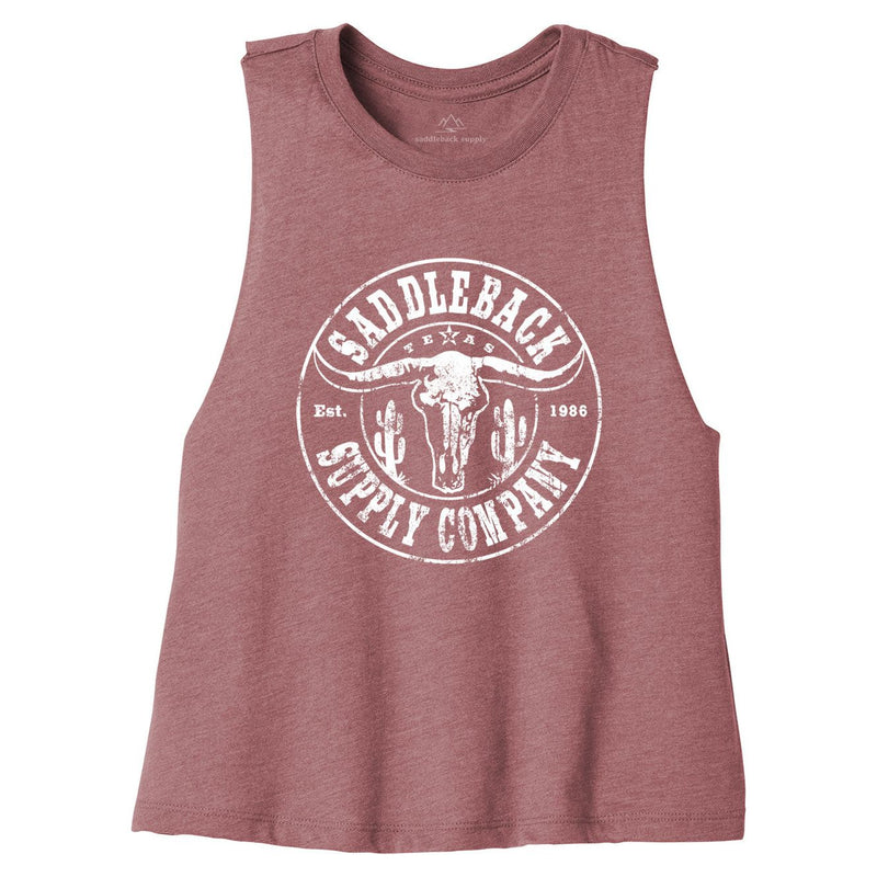Load image into Gallery viewer, Desert Skull Crop Top
