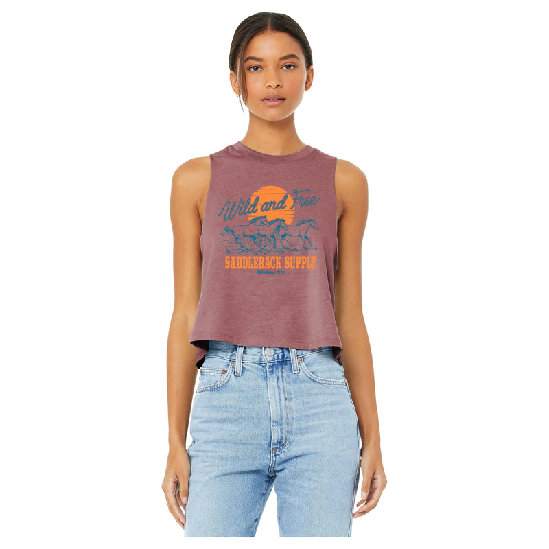 Load image into Gallery viewer, Wild and Free Crop Top
