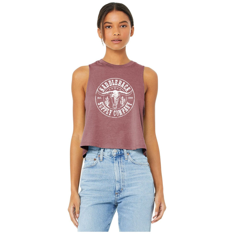 Load image into Gallery viewer, Desert Skull Crop Top
