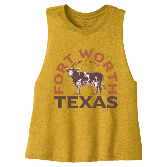 Texas Longhorn Crop Top
