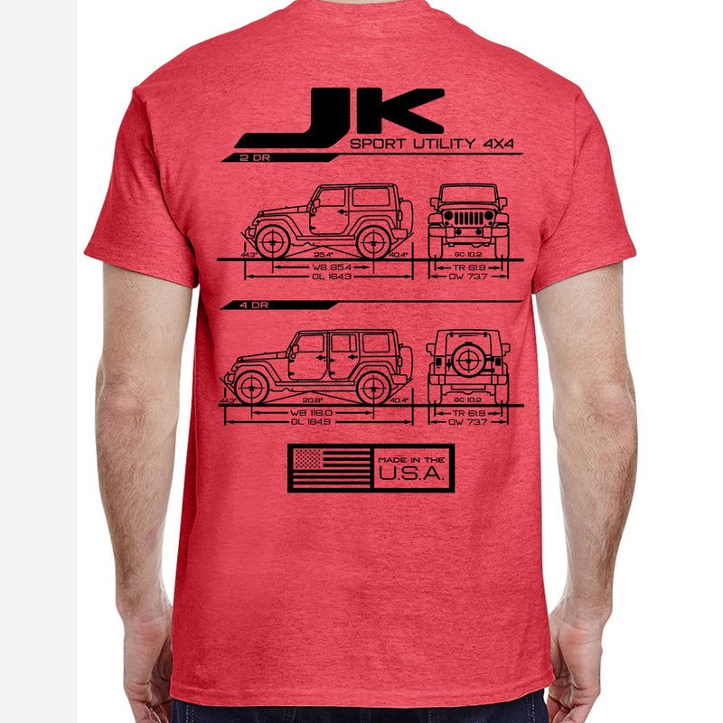 Load image into Gallery viewer, JK Blueprint T-Shirt
