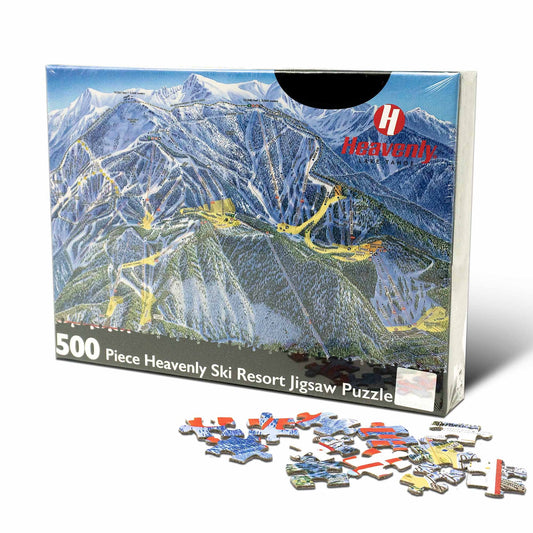 Heavenly Ski Resort Jigsaw Puzzle – 500 Pieces