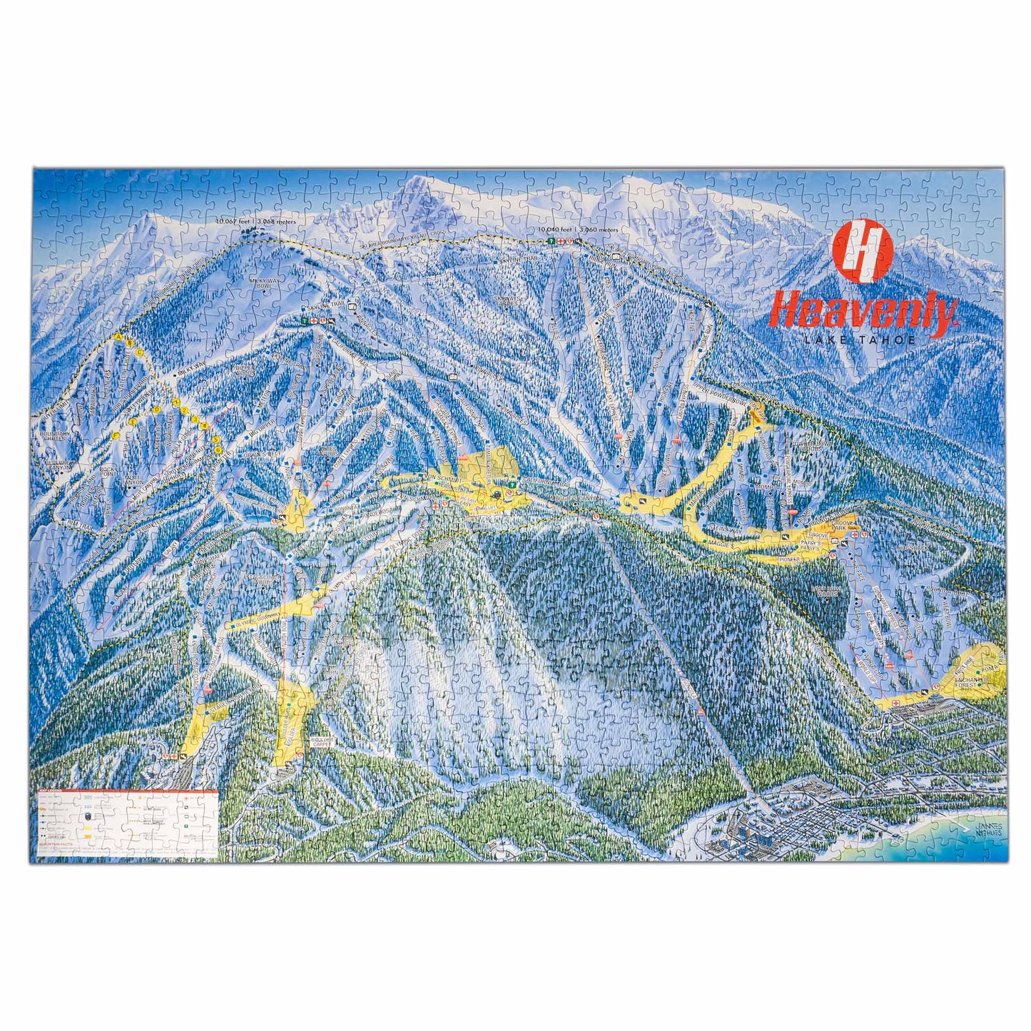 Heavenly Ski Resort Jigsaw Puzzle – 1000 Pieces
