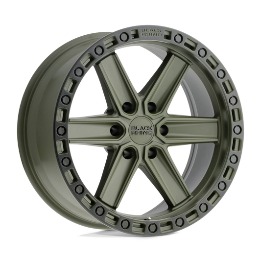 Black Rhino Hard Alloys Henderson Olive Drab Green W/ Black Ring