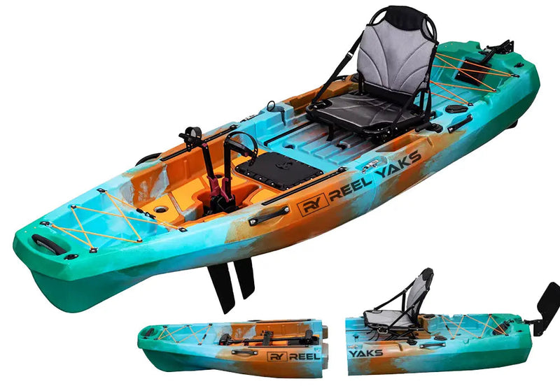 Load image into Gallery viewer, Radar 10ft Fin Drive Modular Fishing Kayak
