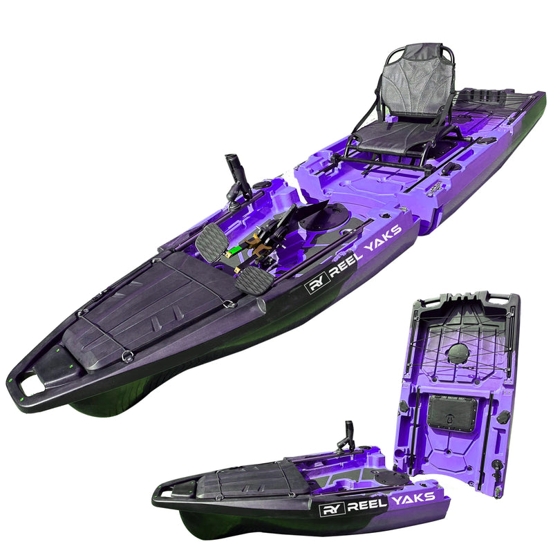 Load image into Gallery viewer, Recon 10ft Fin Drive Modular Fishing Kayak
