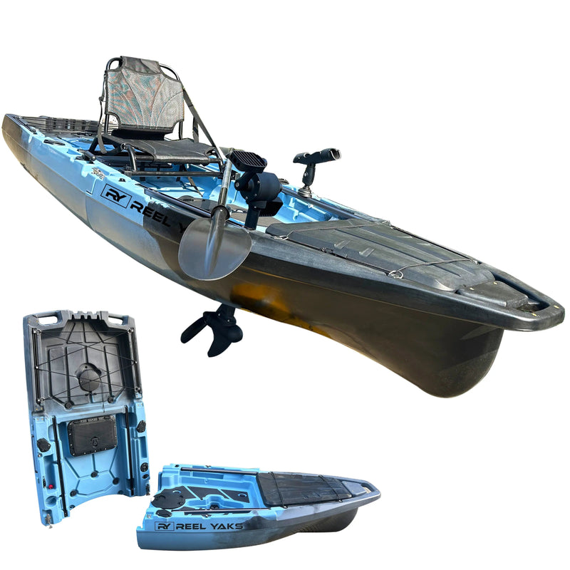 Load image into Gallery viewer, Recon 10ft Propeller Drive Modular Fishing Kayak
