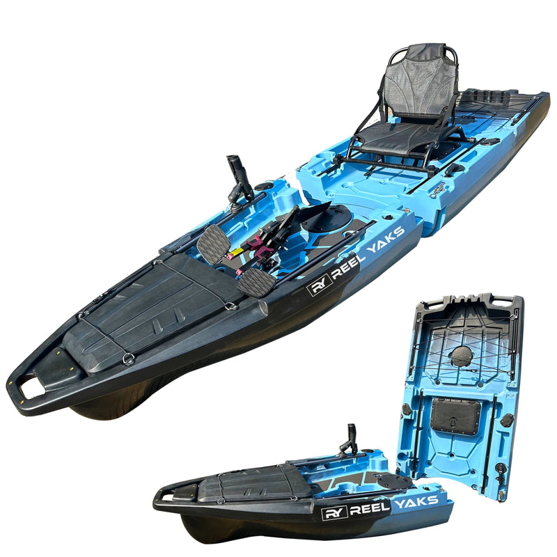 Load image into Gallery viewer, Recon 10ft Fin Drive Modular Fishing Kayak
