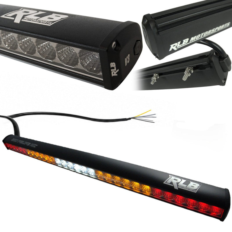 Load image into Gallery viewer, Chase Light LED Light Bar – San Felipe DIY-No Wire Harness (Amber/White)
