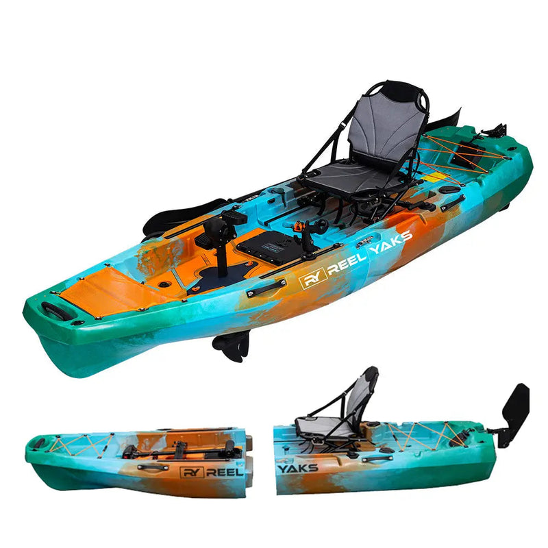Load image into Gallery viewer, Radar 10ft Propeller Drive Modular Fishing Kayak
