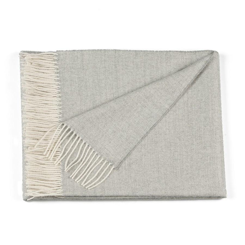 Load image into Gallery viewer, Herringbone Alpaca Throw
