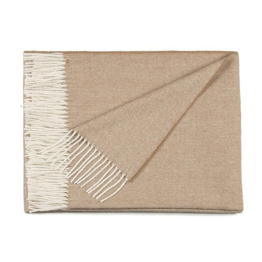 Herringbone Alpaca Throw