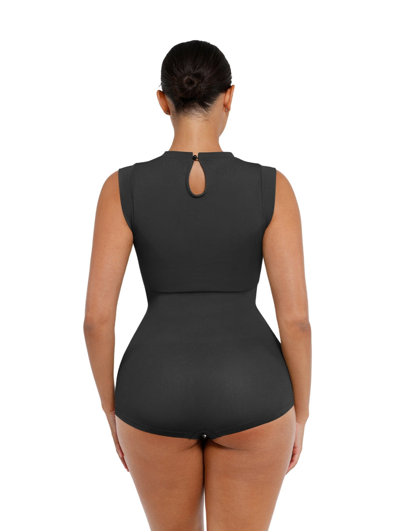 Load image into Gallery viewer, High Neck Sleeveless Bodysuit
