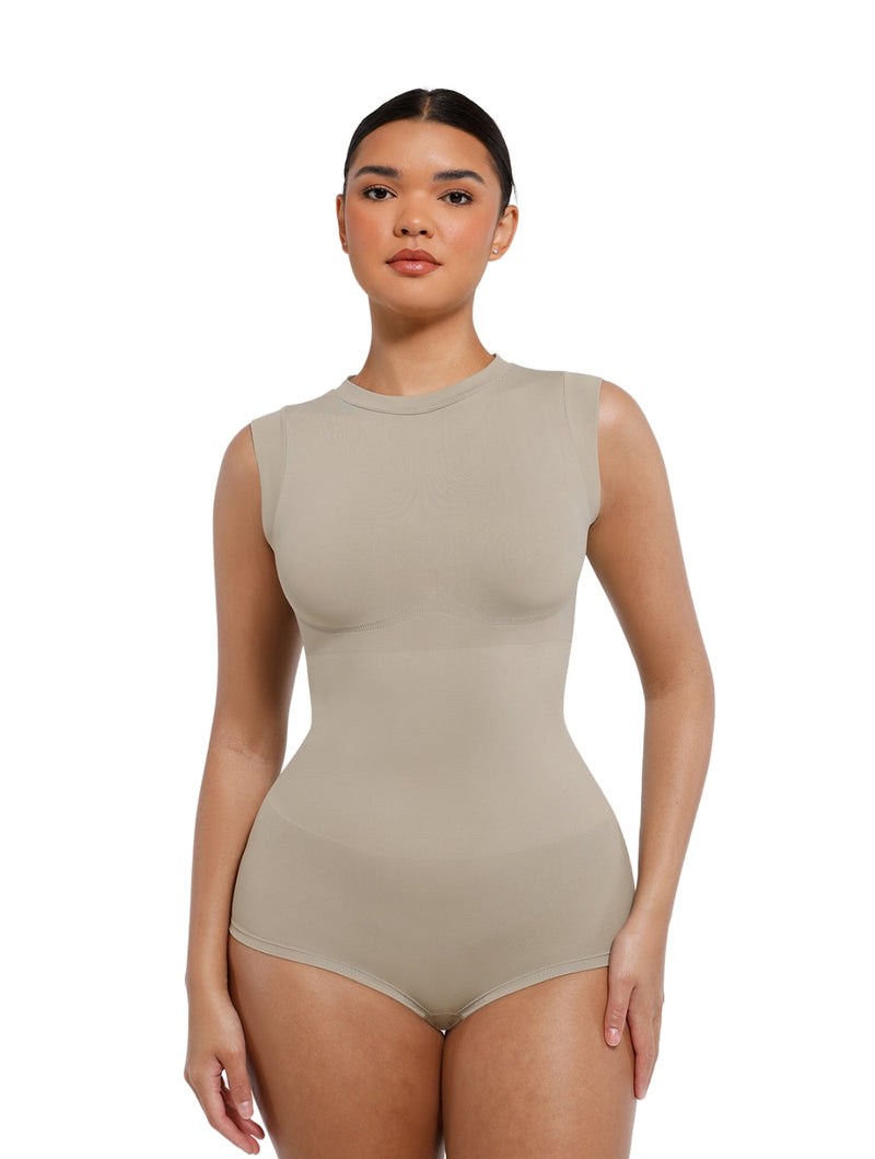 Load image into Gallery viewer, High Neck Sleeveless Bodysuit
