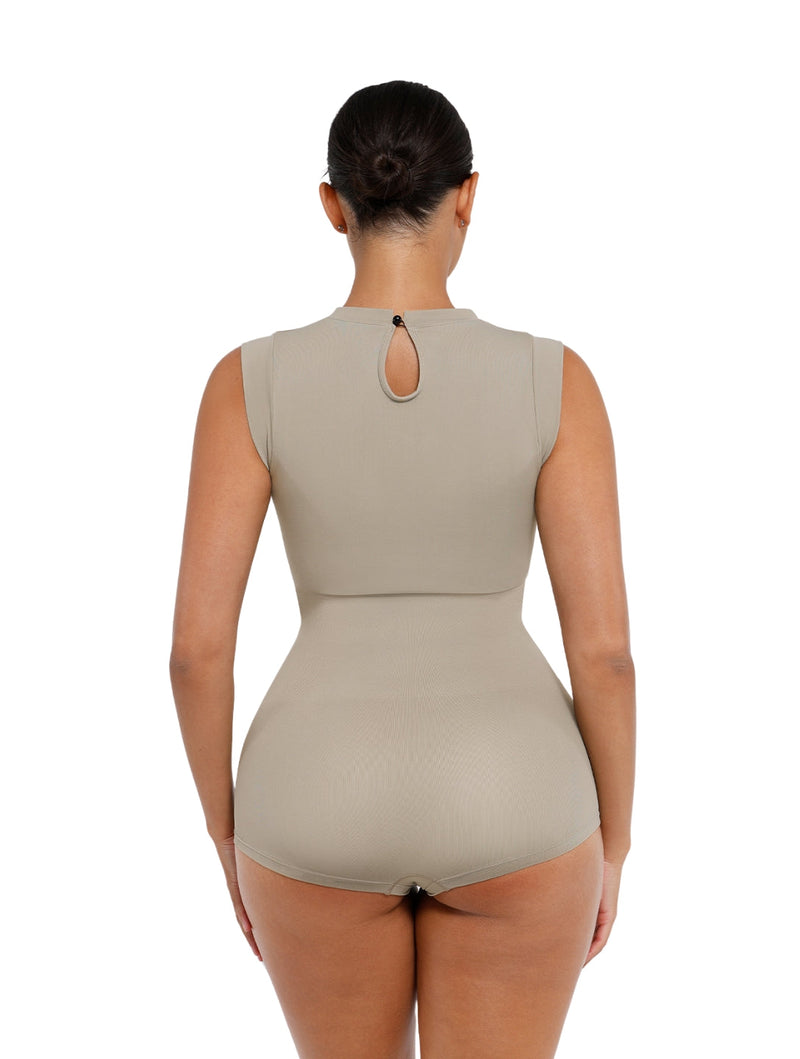 Load image into Gallery viewer, High Neck Sleeveless Bodysuit

