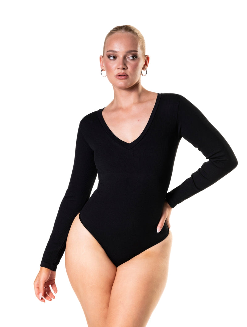Load image into Gallery viewer, Long Sleeve Scoop Neck Bodysuit
