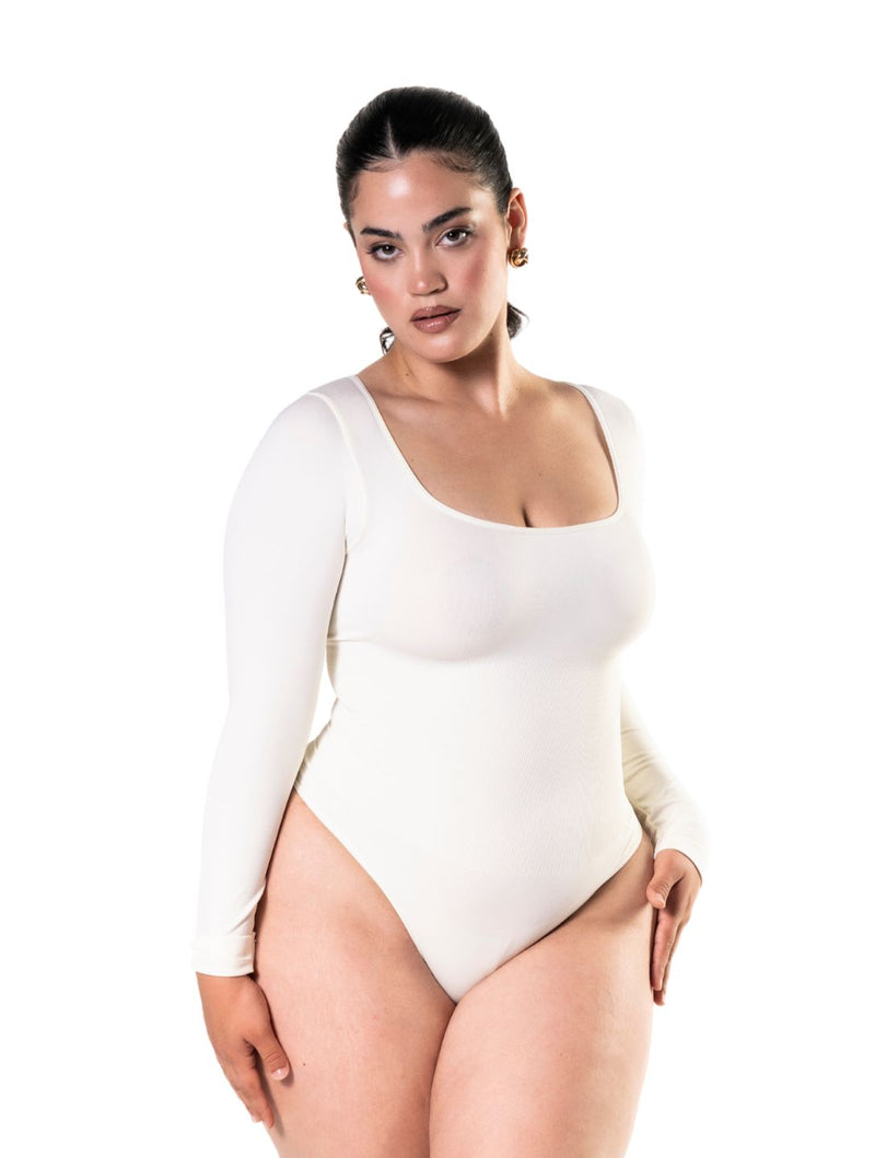 Load image into Gallery viewer, Long Sleeve Thong Bodysuit
