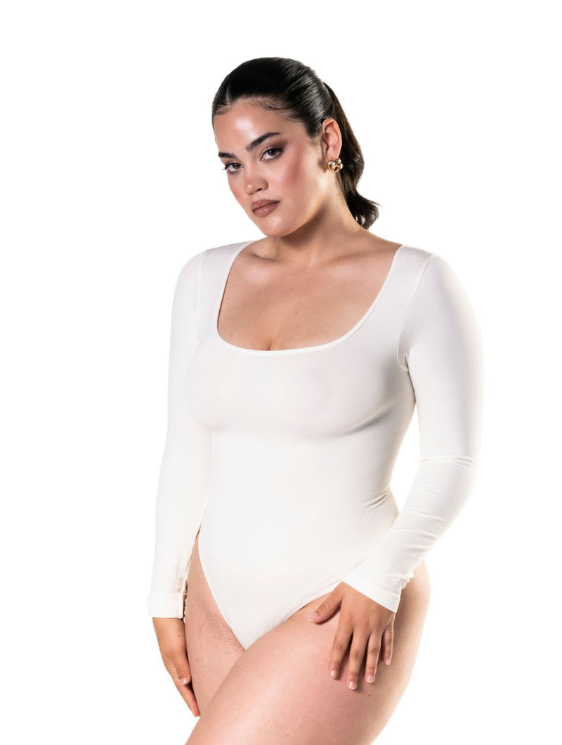 Load image into Gallery viewer, Long Sleeve Thong Bodysuit
