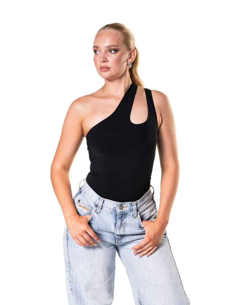 Load image into Gallery viewer, One Shoulder Shapewear Bodysuit

