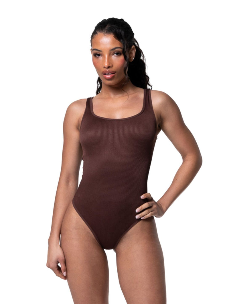 Load image into Gallery viewer, Ribbed Snatched Shapewear Bodysuit
