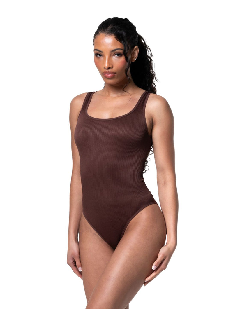 Load image into Gallery viewer, Ribbed Snatched Shapewear Bodysuit
