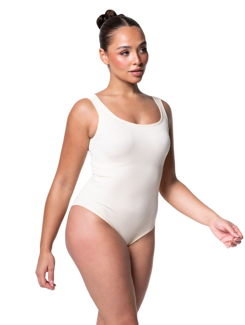 Load image into Gallery viewer, Ribbed Snatched Shapewear Bodysuit

