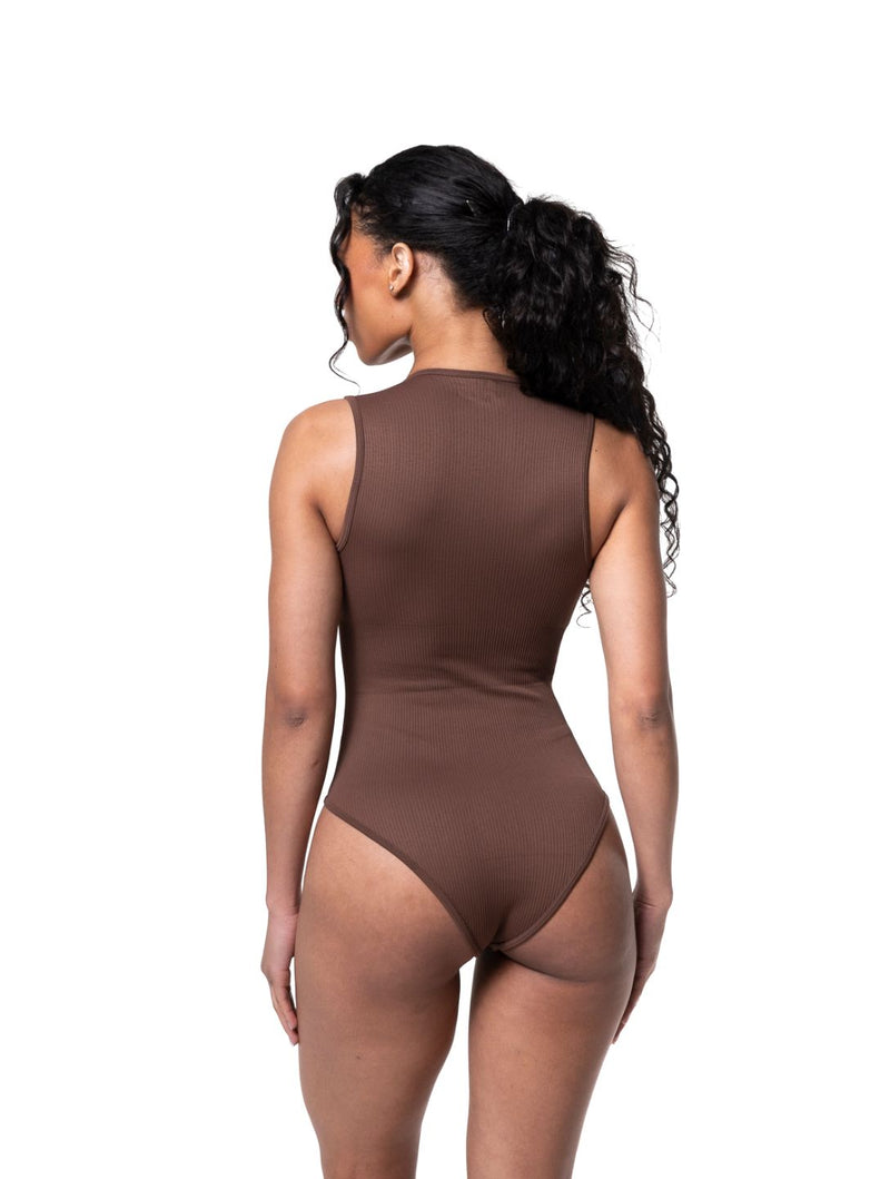 Load image into Gallery viewer, Ribbed Square Neck Shapewear Bodysuit
