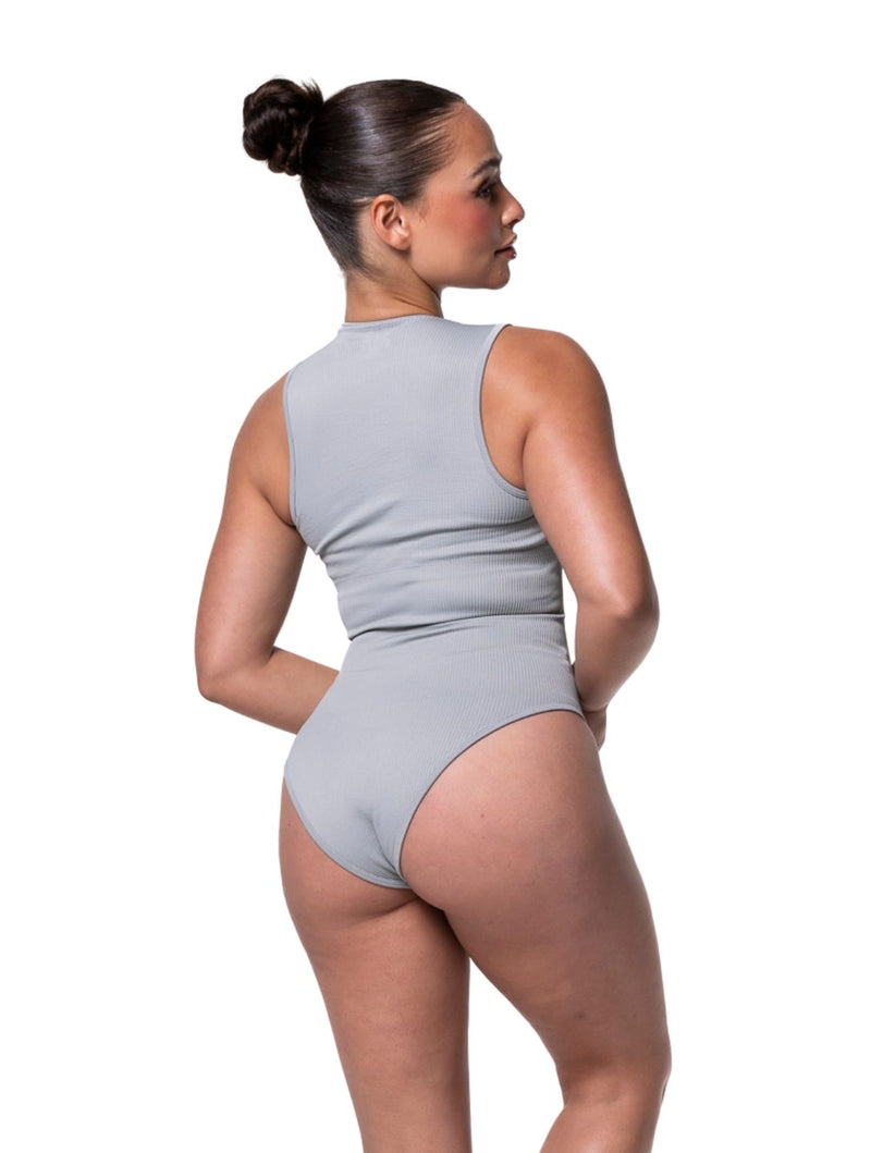 Load image into Gallery viewer, Ribbed Square Neck Shapewear Bodysuit
