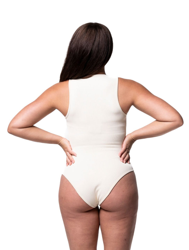 Load image into Gallery viewer, Ribbed Square Neck Shapewear Bodysuit
