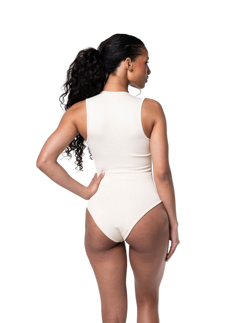 Load image into Gallery viewer, Ribbed Square Neck Shapewear Bodysuit
