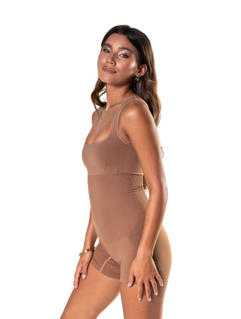 Load image into Gallery viewer, Square Neck Shapewear Jumpsuit

