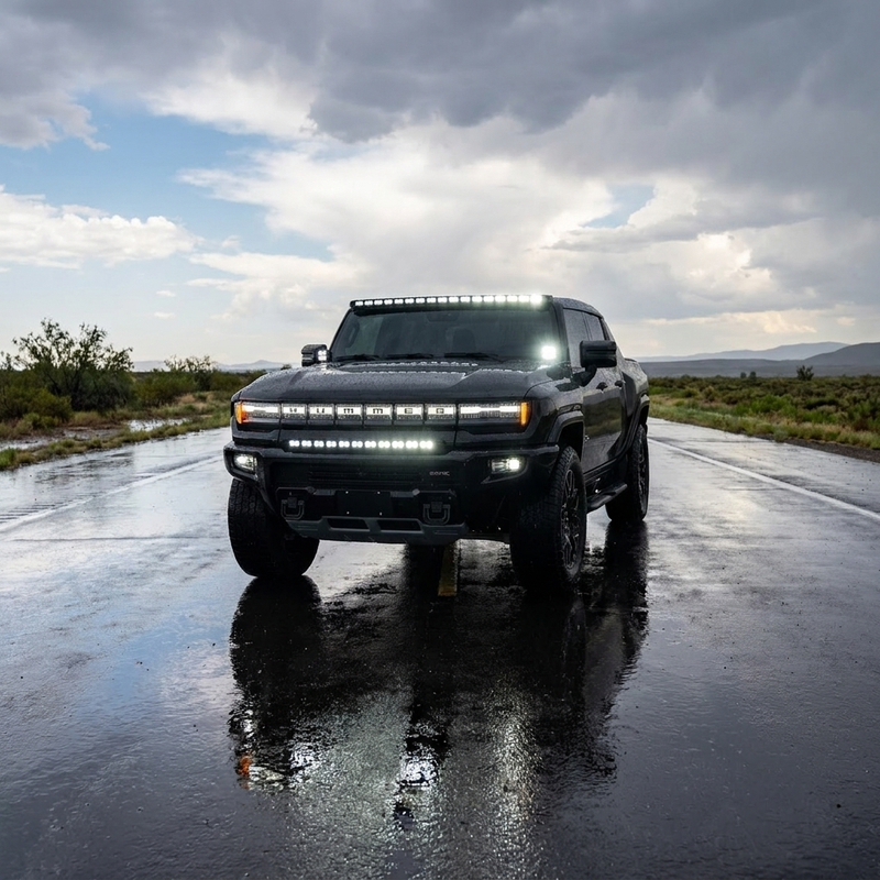 Load image into Gallery viewer, 2022+ GMC Hummer EV Roof 60in Light Bar - PRO
