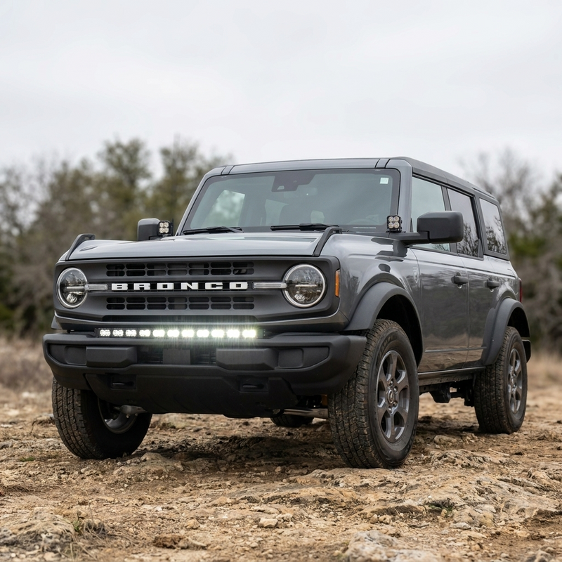 Load image into Gallery viewer, 2021+ Ford Bronco Standard Bumper 40in Light Bar PRO
