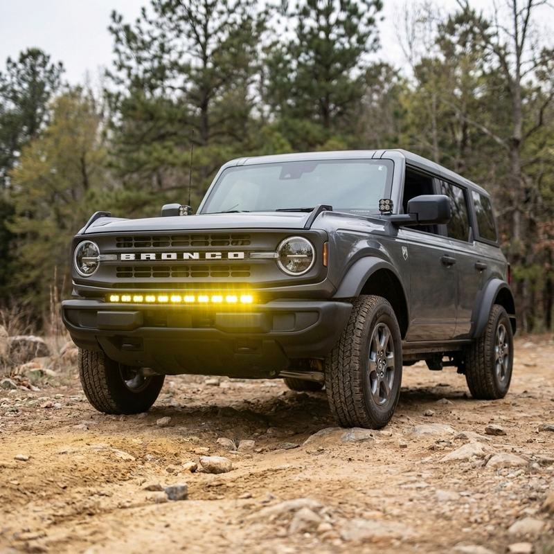 Load image into Gallery viewer, 2021+ Ford Bronco Standard Bumper 40in Light Bar PRO
