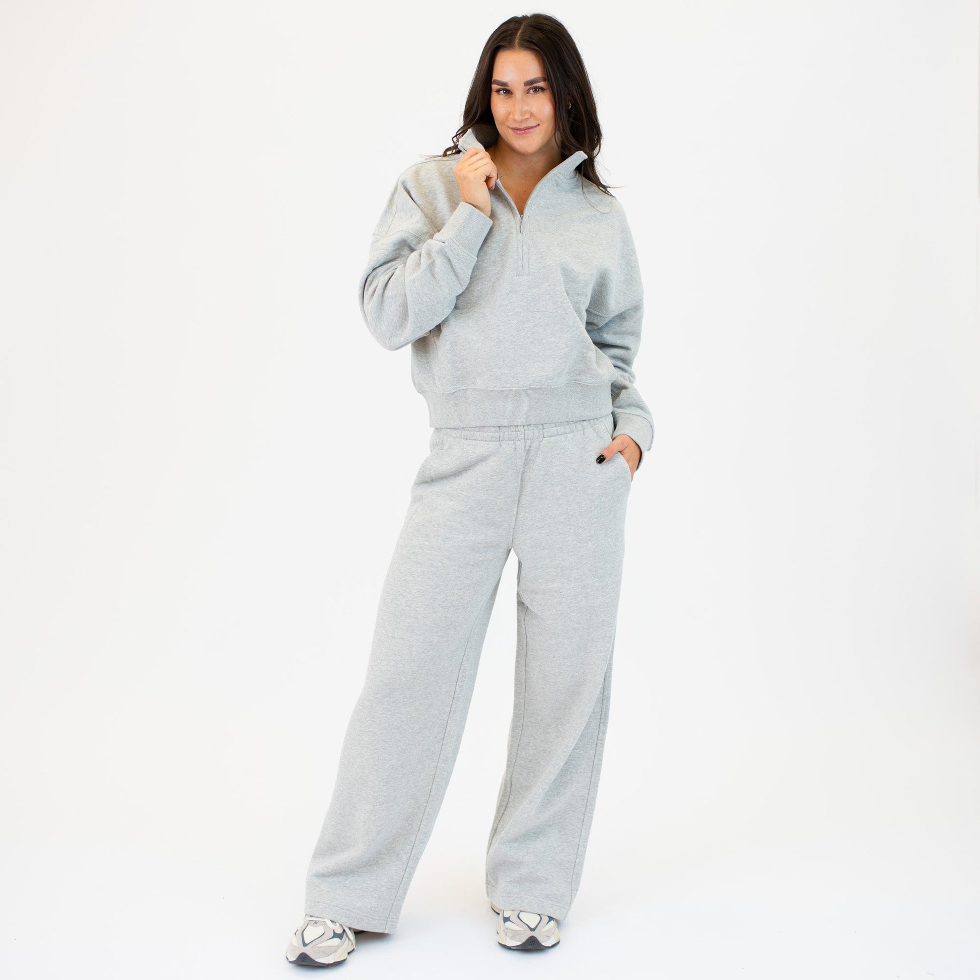 Weekender Half Zip Crop Sweatshirt - Skoutley Outdoors LLC