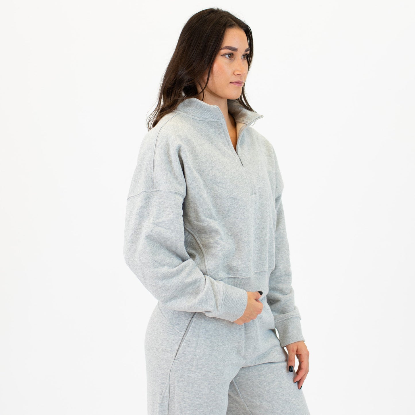 Weekender Half Zip Crop Sweatshirt - Skoutley Outdoors LLC